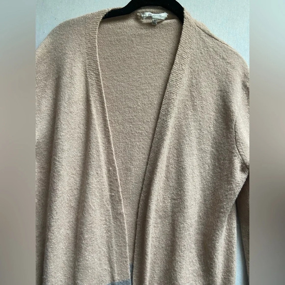 Madewell  Kent Colorblock Cardigan Oversized Sweater In Coziest Yarn Sz XS - Picture 11 of 11
